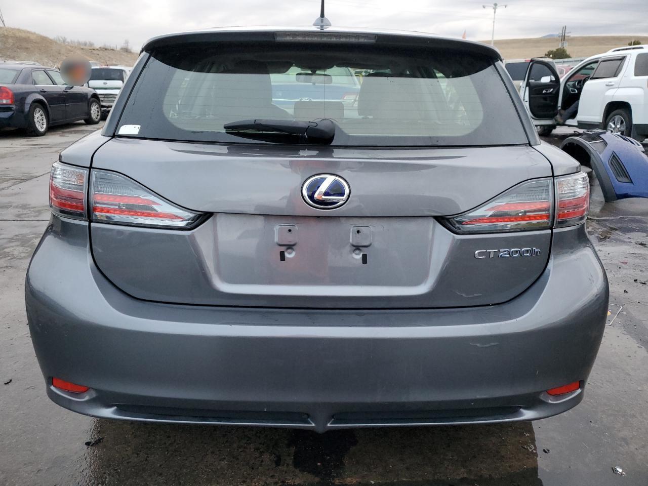 2012 Lexus CT VIN JTHKD5BH7C2113836 Copart auction photo, front end / side damage thumbnail 6