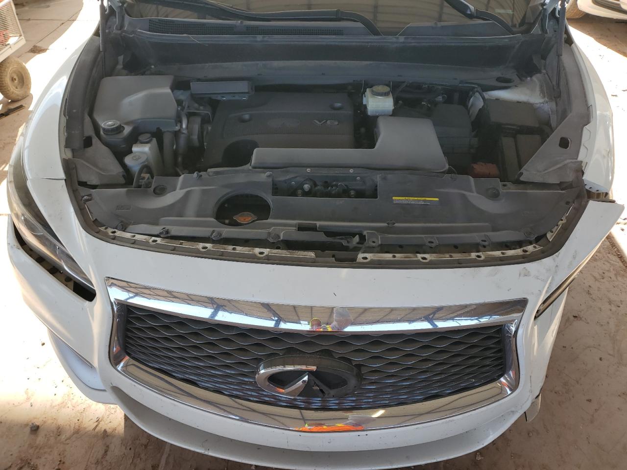 2016 Infiniti QX60 VIN 5N1AL0MN8GC516421 Copart auction photo, front end / side damage thumbnail 12