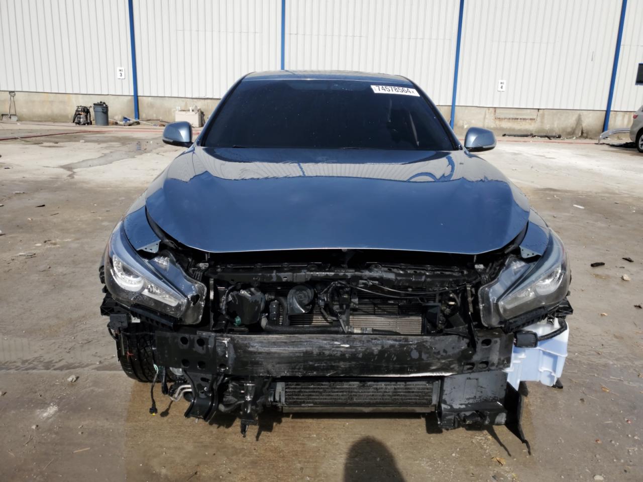 2016 Infiniti Q50 VIN JN1FV7AP6GM421274 Copart auction photo, front end damage thumbnail 5