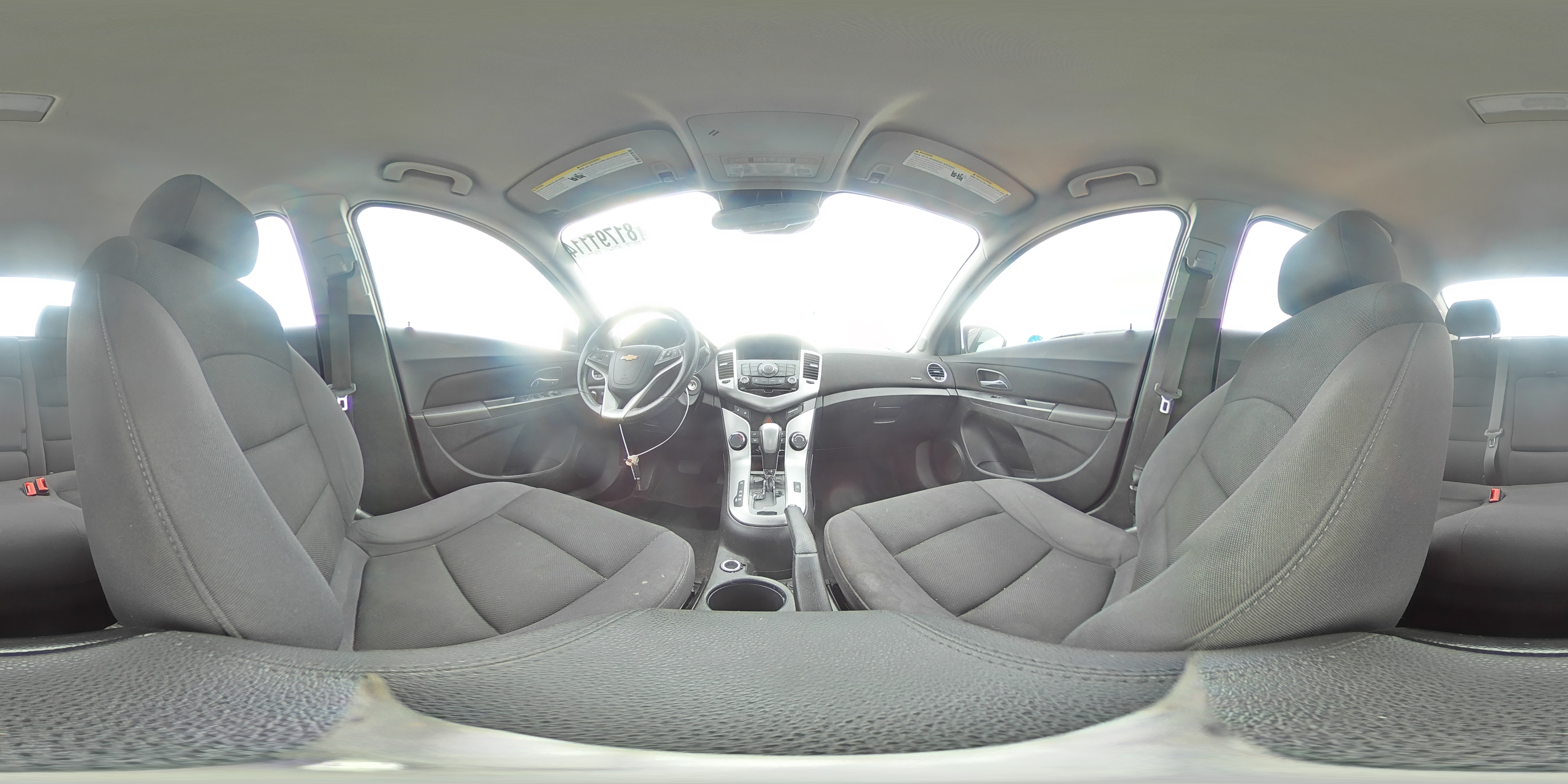 2014 Chevrolet Cruze VIN 1G1PC5SB0E7448151 Copart auction photo, rear end / front end damage thumbnail 14
