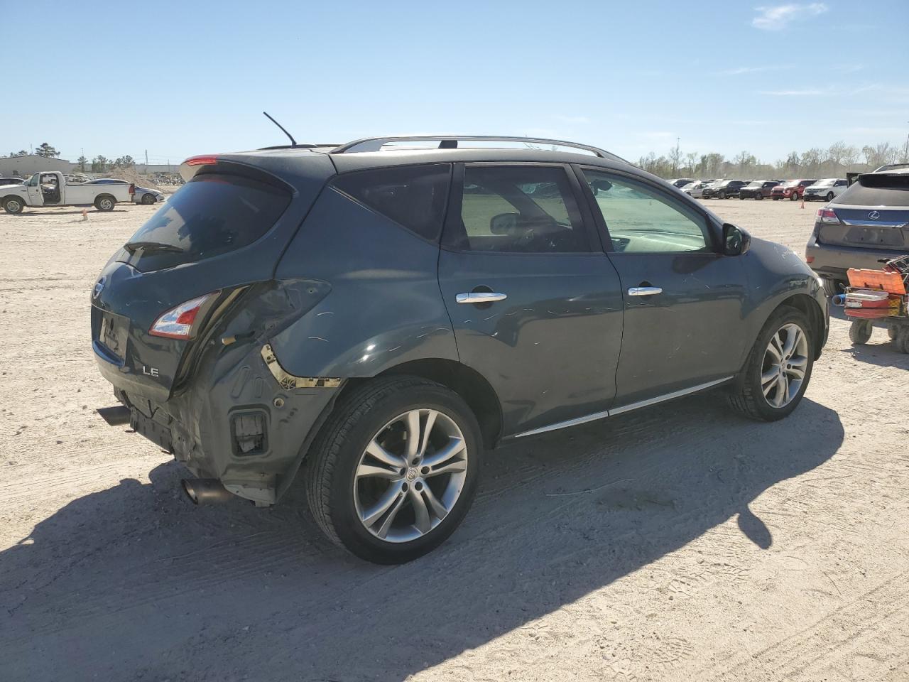2012 Nissan Murano VIN JN8AZ1MU2CW103004 Copart auction photo, rear end / minor dent/scratches damage thumbnail 3
