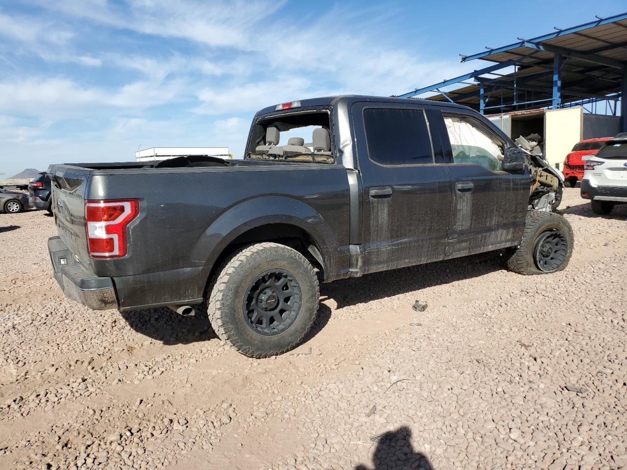 2020 Ford F-150 VIN 1FTEW1C45LKD11649 Copart auction photo, front end / side damage thumbnail 3