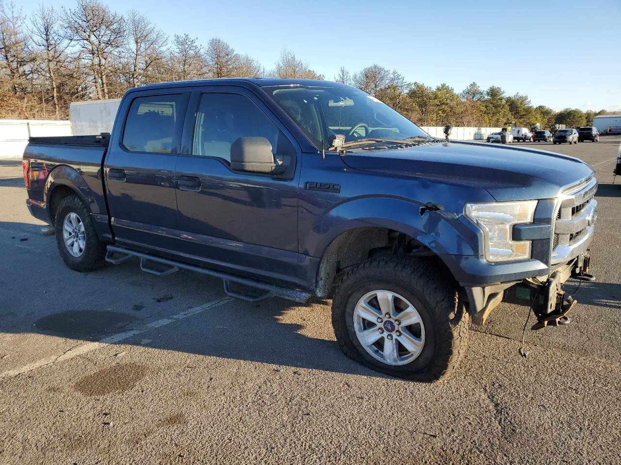 2015 Ford F-150 VIN 1FTEW1EF0FFA30709 Copart auction photo, front end / undercarriage damage thumbnail 4