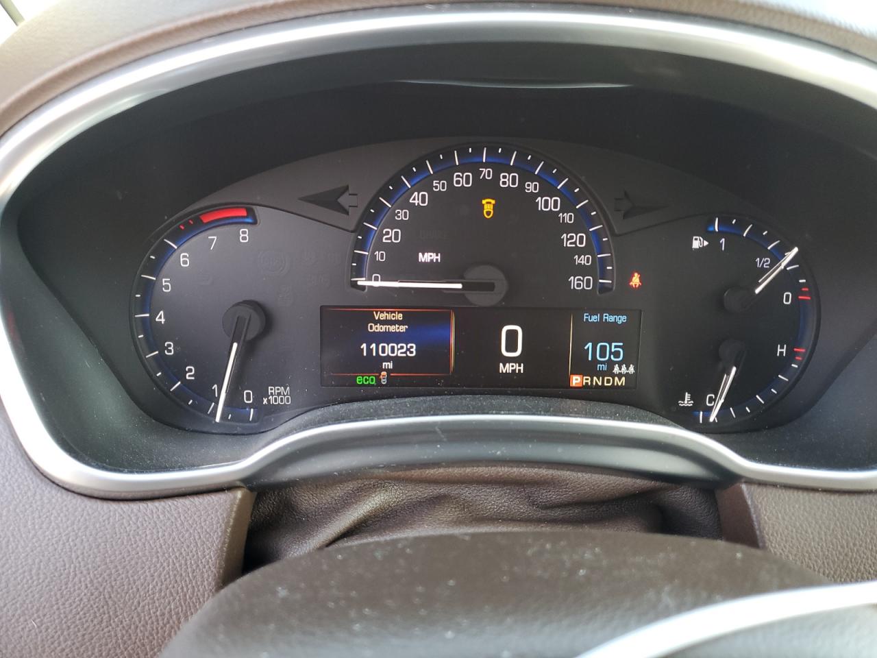 2014 Cadillac SRX VIN 3GYFNGE30ES583770 Copart auction photo, front end / rear end damage thumbnail 9