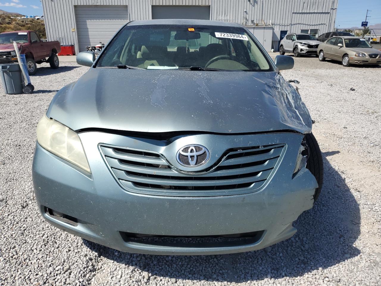 2007 Toyota Camry VIN 4T1BE46K17U557458 Copart auction photo, front end / side damage thumbnail 5