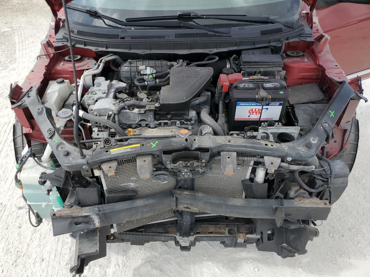 2014 Nissan Rogue VIN JN8AS5MT7EW617307 Copart auction photo, front end damage thumbnail 12