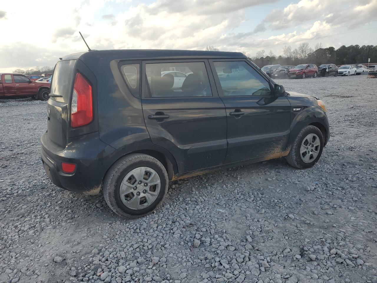 2012 KIA Soul VIN KNDJT2A58C7746256 Copart auction photo, side damage thumbnail 3