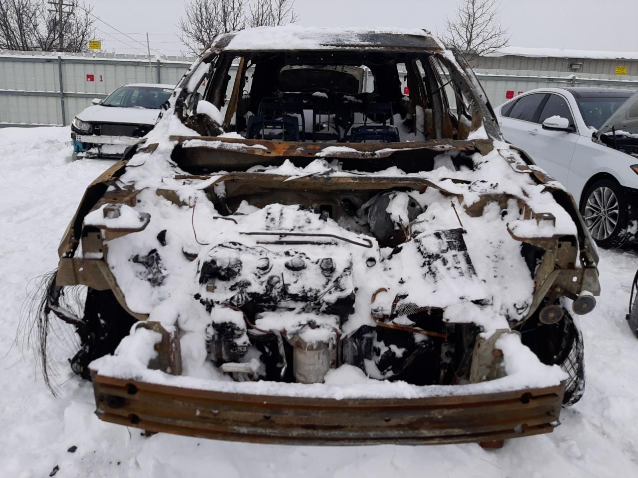 2015 Ford Explorer VIN 1FM5K7B81FGC12171 Copart auction photo, burn damage thumbnail 5