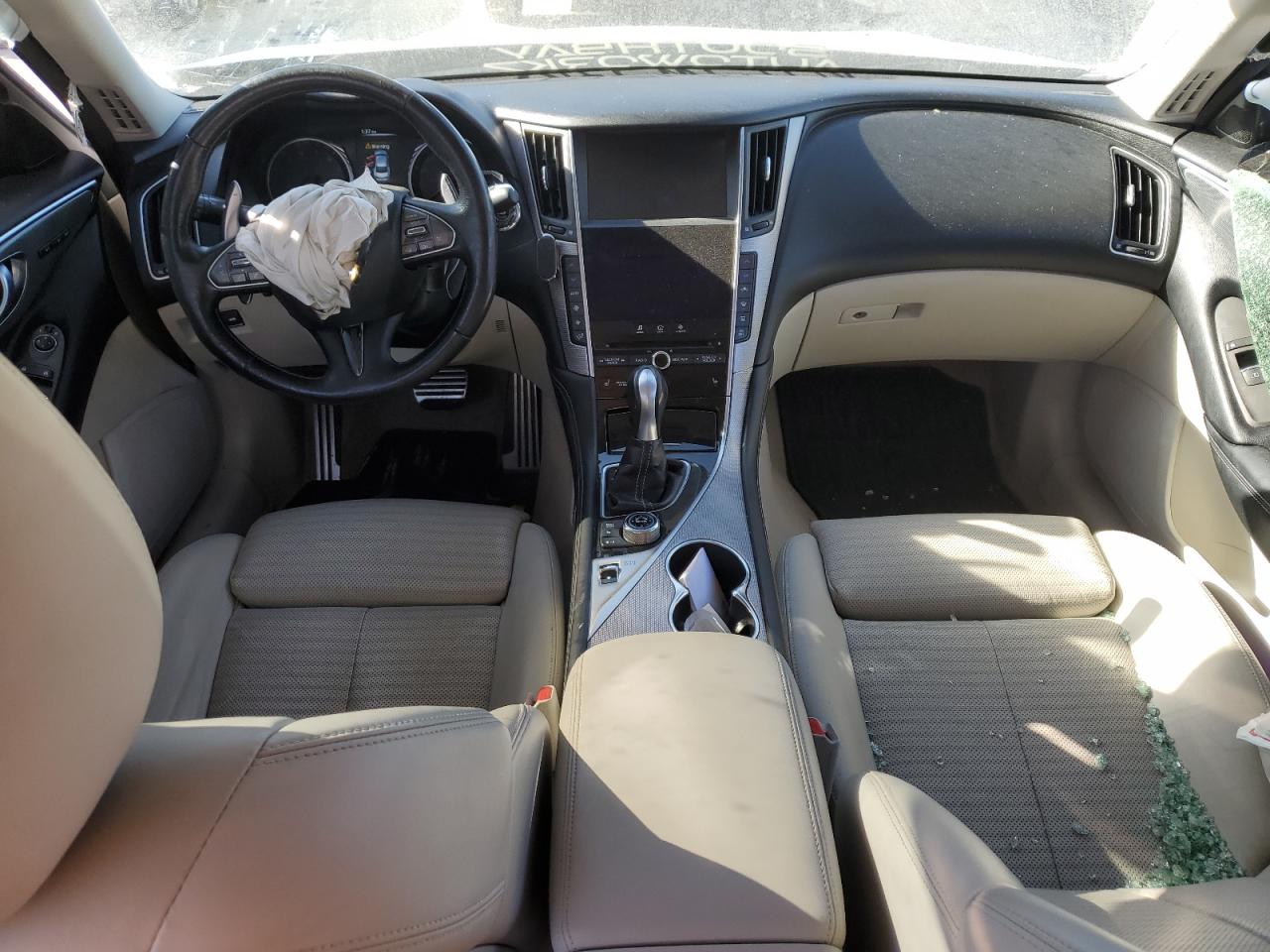 2016 Infiniti Q50 VIN JN1EV7AP2GM300463 Copart auction photo, all over damage thumbnail 8