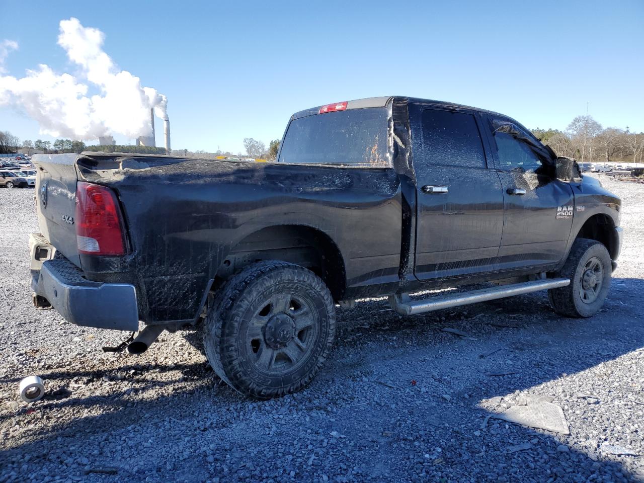 2014 Dodge 2500 VIN 3C6UR5DJ3EG129531 Copart auction photo, side / rear end damage thumbnail 3