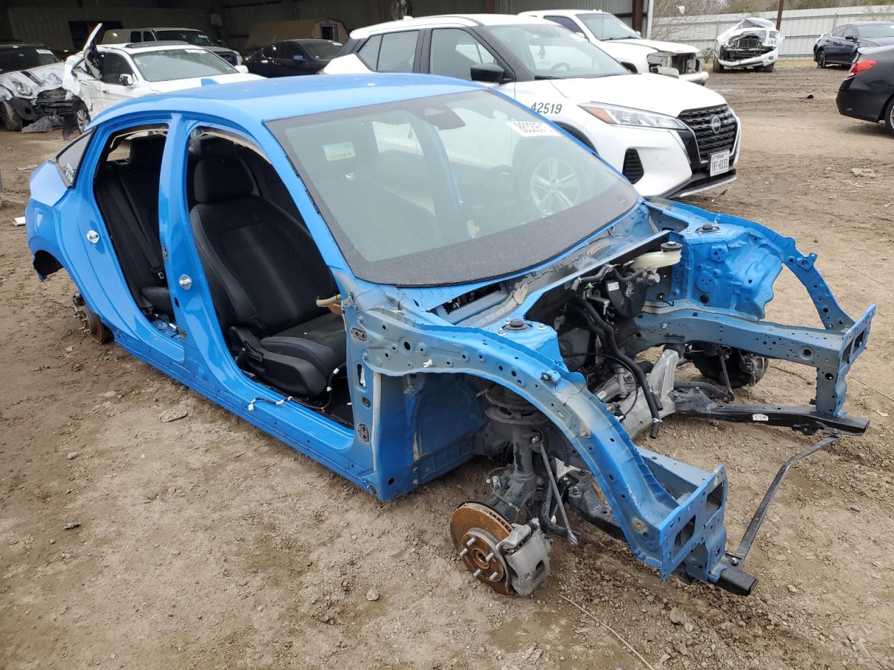 2023 Honda Civic VIN 19XFL2H82PE010621 Copart auction photo, stripped / vandalism damage thumbnail 4