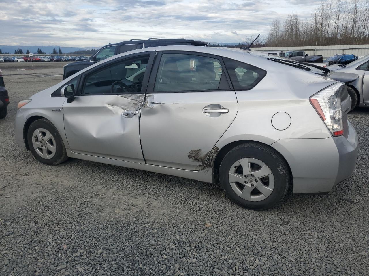 2010 Toyota Prius VIN JTDKN3DU2A5178344 Copart auction photo, side / front end damage thumbnail 2