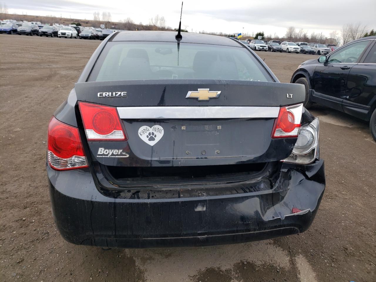 2013 Chevrolet Cruze VIN 1G1PC5SB4D7311194 Copart auction photo, rear end / side damage thumbnail 6