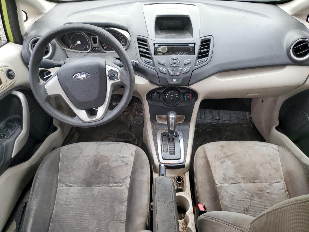 2012 Ford Fiesta VIN 3FADP4BJ9CM162498 Copart auction photo, burn damage thumbnail 8