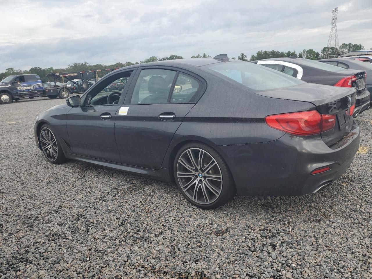 2018 BMW 5er VIN WBAJE5C52JWA96965 Copart auction photo, water/flood damage thumbnail 2