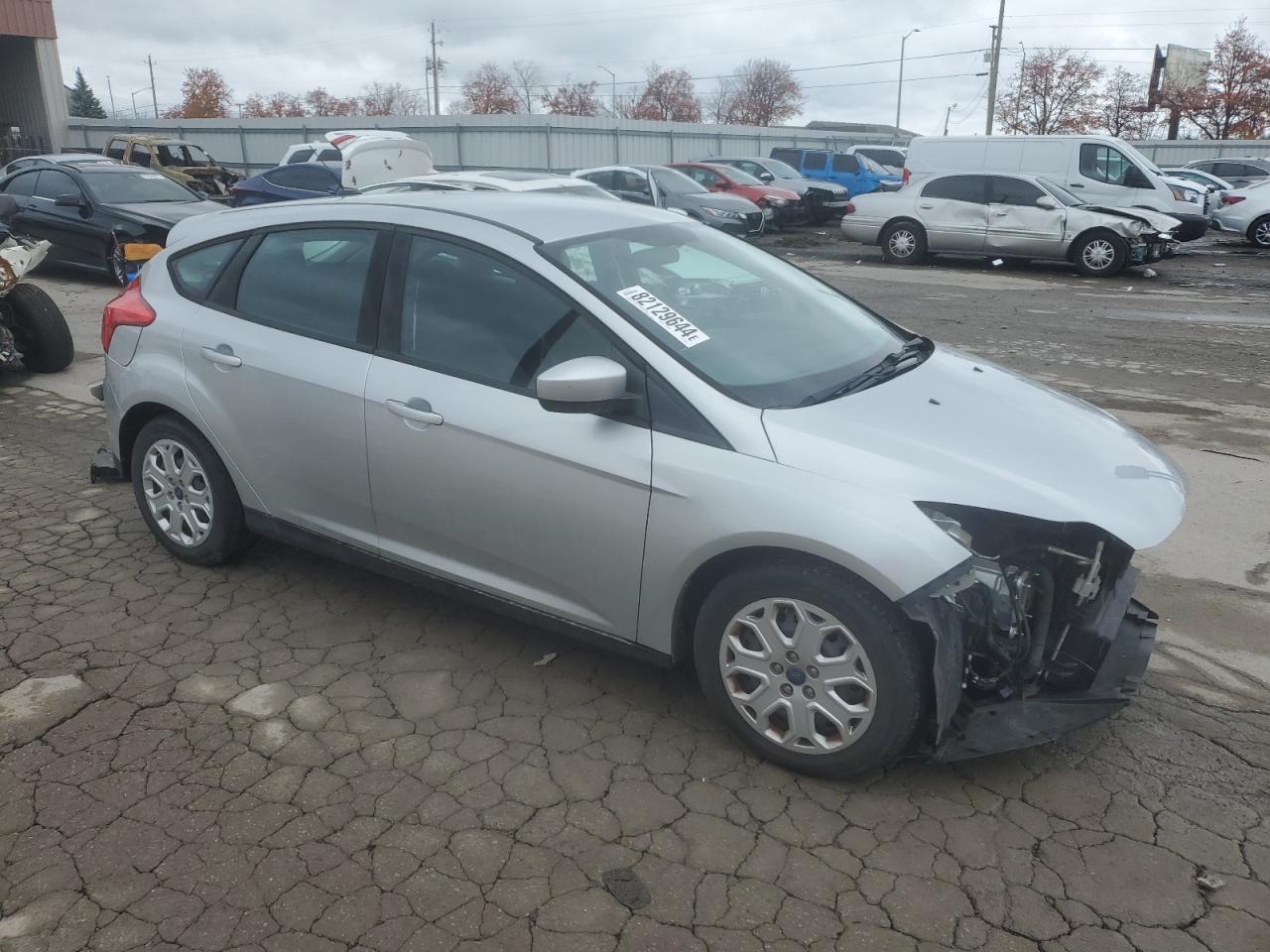 2012 Ford Focus VIN 1FAHP3K27CL465754 Copart auction photo, front end / undercarriage damage thumbnail 4