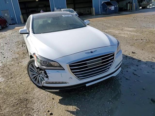 2017 Genesis G80 VIN KMHGN4JF9HU173414 Copart auction photo, front end / minor dent/scratches damage thumbnail 11