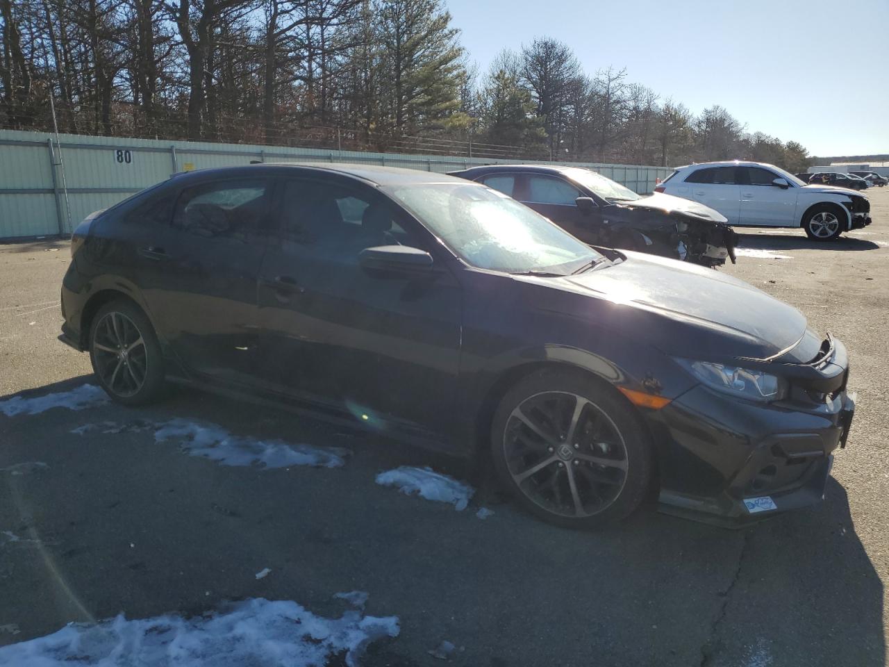 2021 Honda Civic VIN SHHFK7H4XMU411304 Copart auction photo, front end / minor dent/scratches damage thumbnail 4
