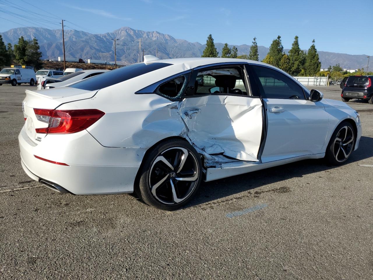 2020 Honda Accord VIN 1HGCV2F39LA015303 Copart auction photo, side damage thumbnail 3