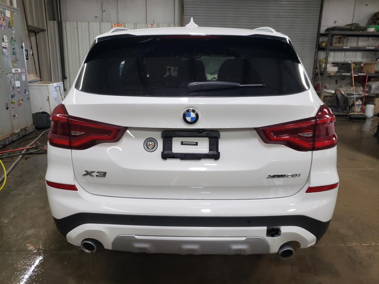 2021 BMW X3 VIN 5UXTY5C03M9H61171 Copart auction photo, side / front end damage thumbnail 6