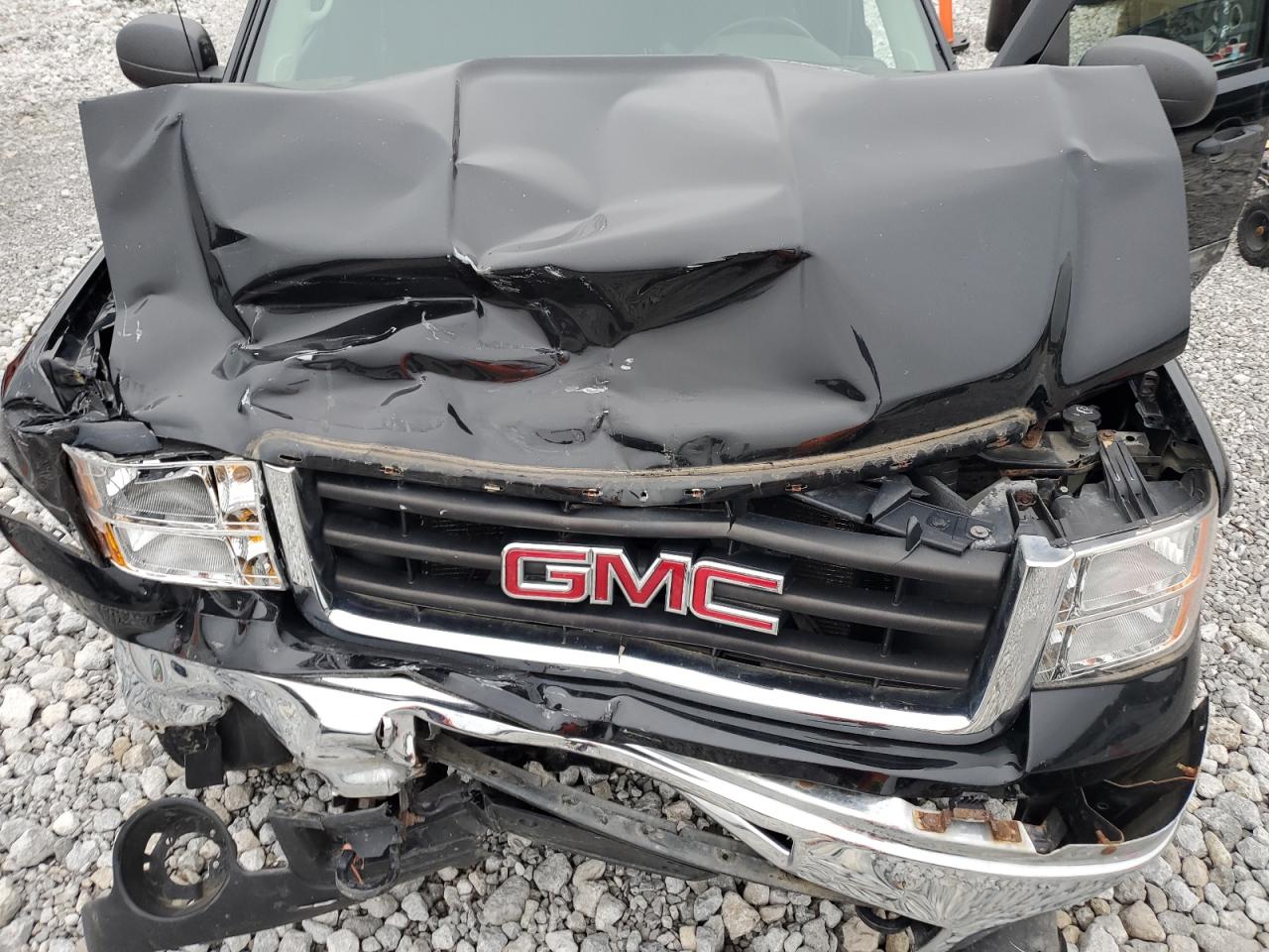 2011 GMC Sierra VIN 1GTR2VE02BZ124177 Copart auction photo, front end / frame damage damage thumbnail 13
