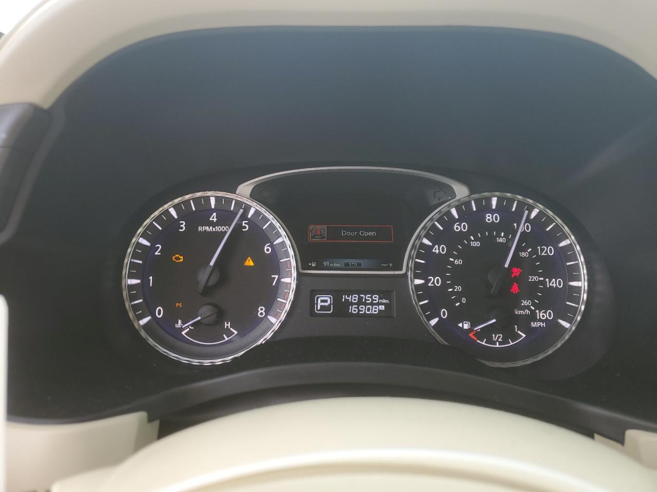 2013 Infiniti JX VIN 5N1AL0MM2DC310255 Copart auction photo, front end damage thumbnail 9