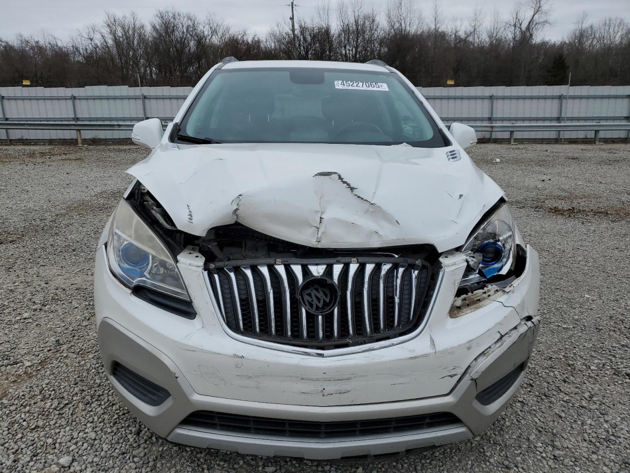 2014 Buick Encore VIN KL4CJASB6EB638645 Copart auction photo, front end damage thumbnail 5