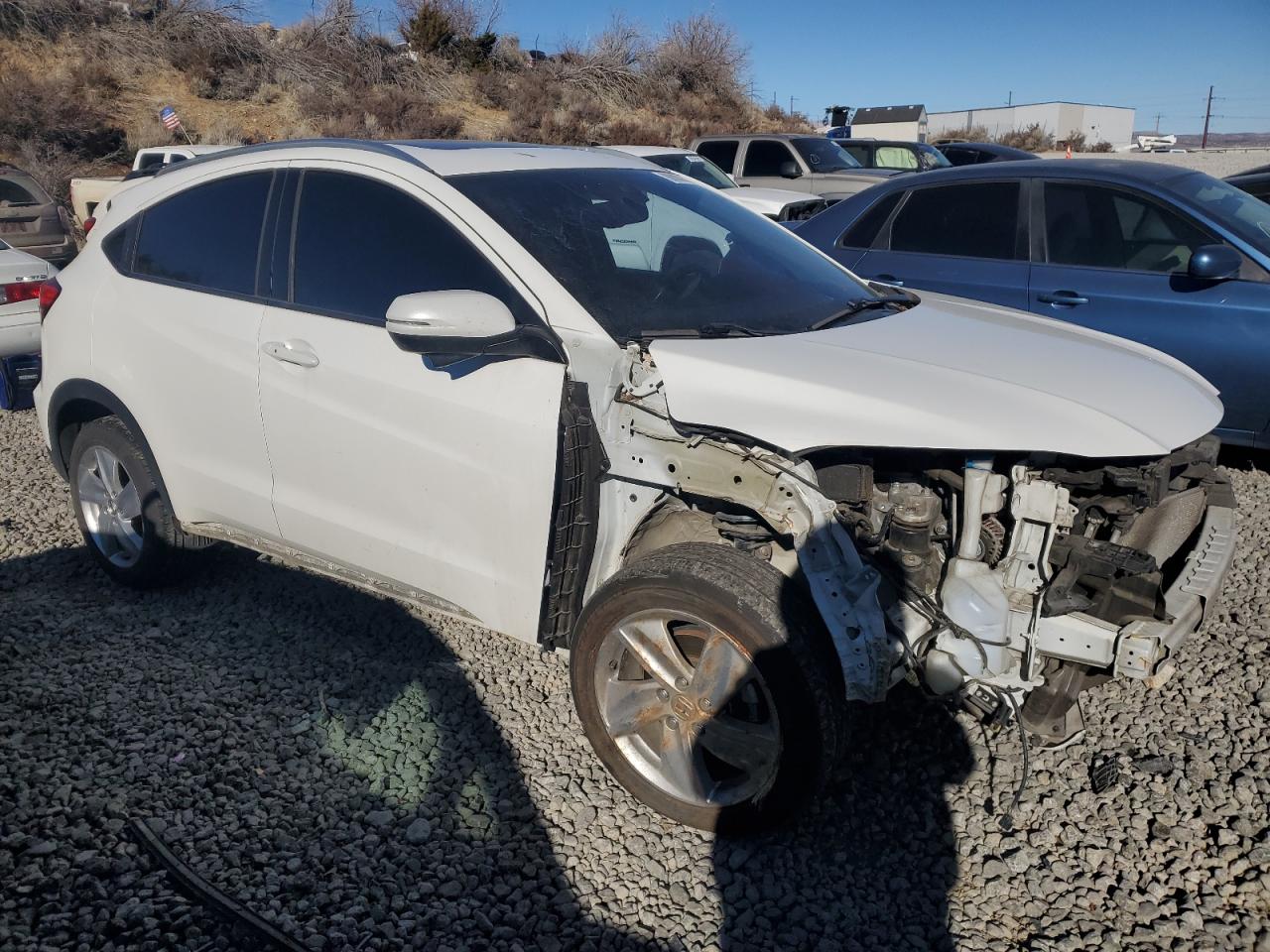 2019 Honda HR-V VIN 3CZRU5H71KM715759 Copart auction photo, front end damage thumbnail 4