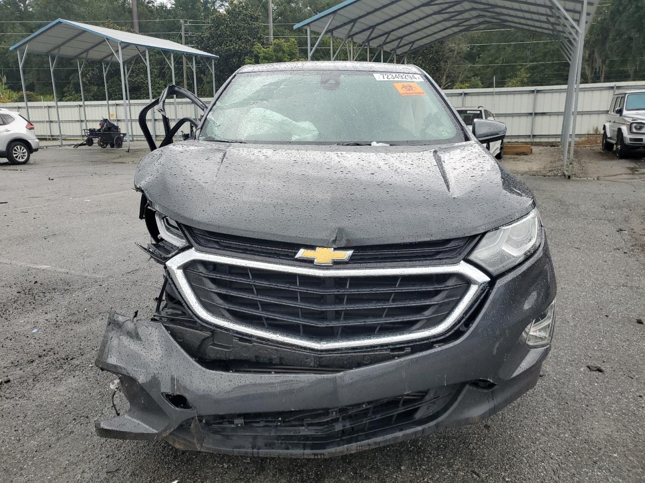 2020 Chevrolet Equinox VIN 3GNAXUEV5LS519156 Copart auction photo, side / front end damage thumbnail 5