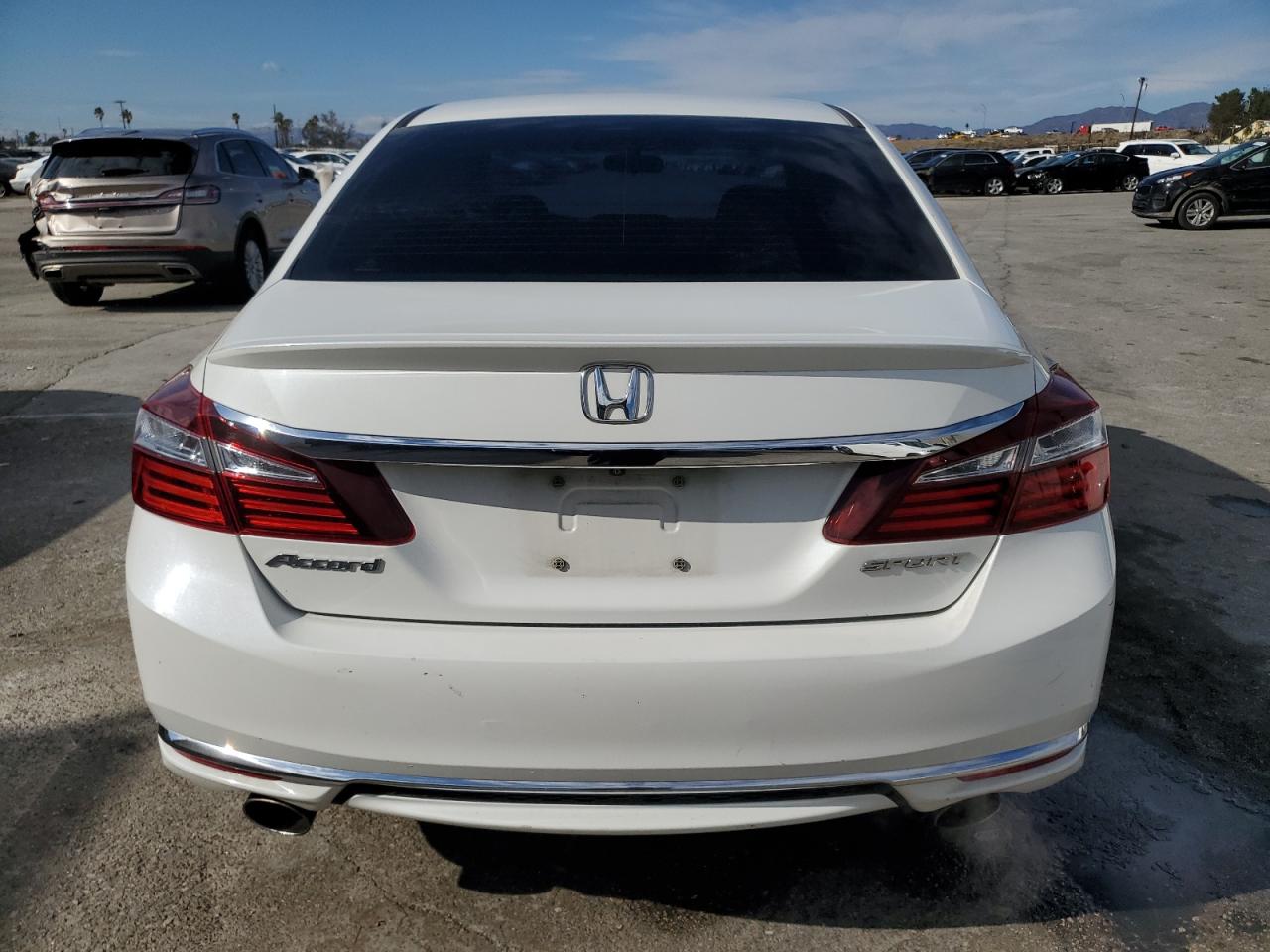 2017 Honda Accord VIN 1HGCR2F58HA041565 Copart auction photo, all over / undercarriage damage thumbnail 6