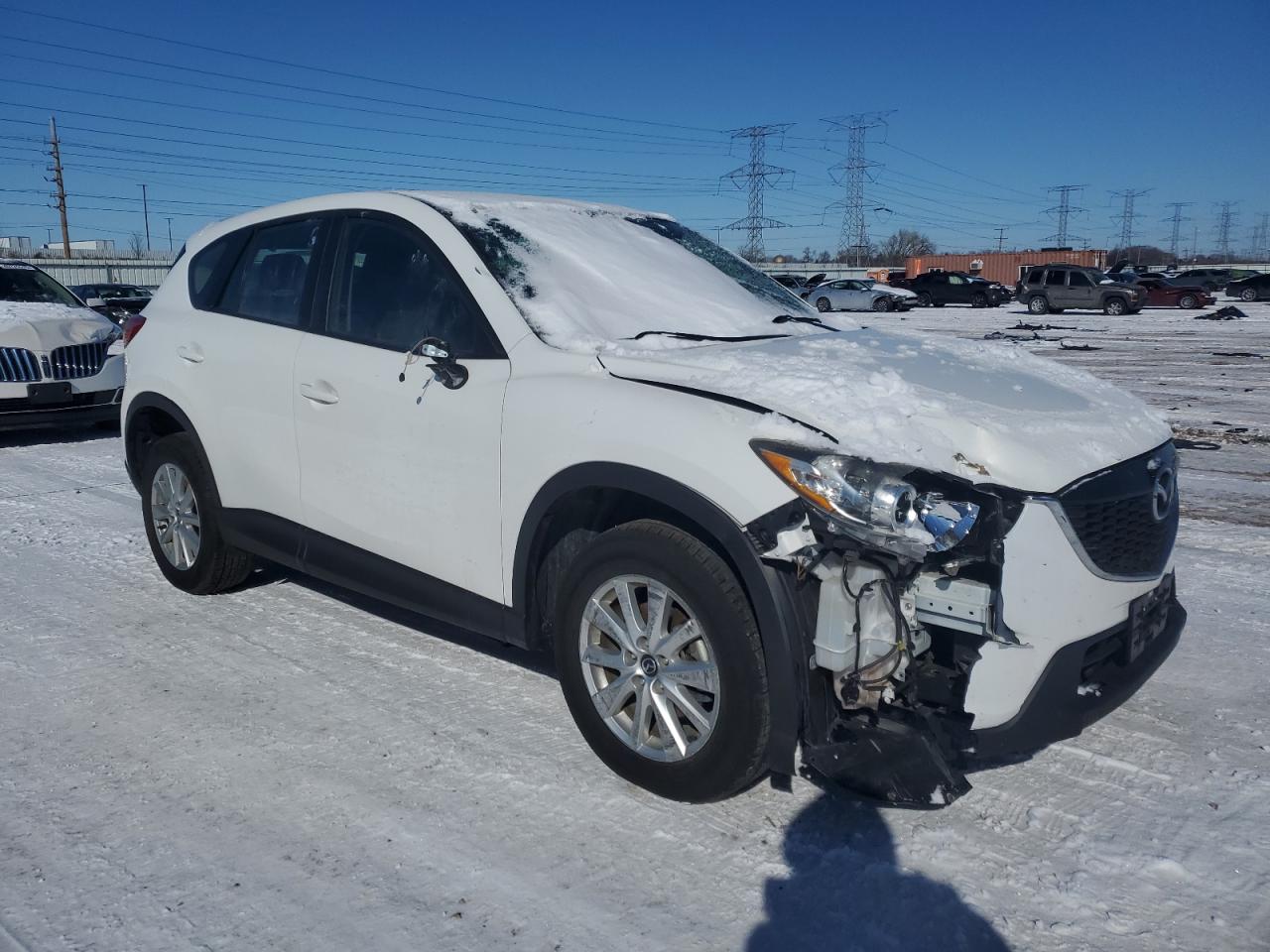 2014 Mazda CX-5 VIN JM3KE2BE8E0330675 Copart auction photo, front end / minor dent/scratches damage thumbnail 4