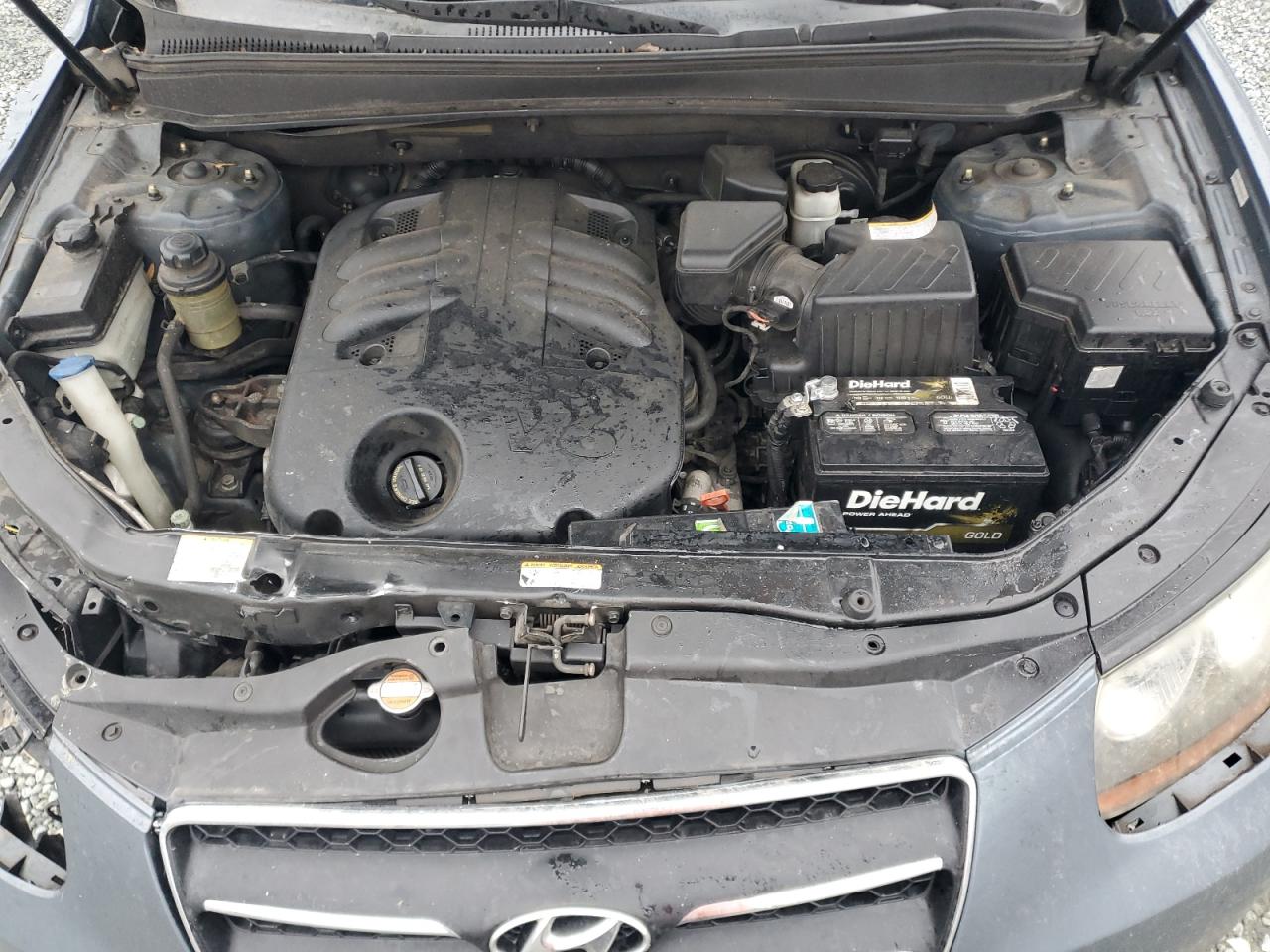 2008 Hyundai Santa Fe VIN 5NMSH13E58H226514 Copart auction photo, front end / rear end damage thumbnail 12