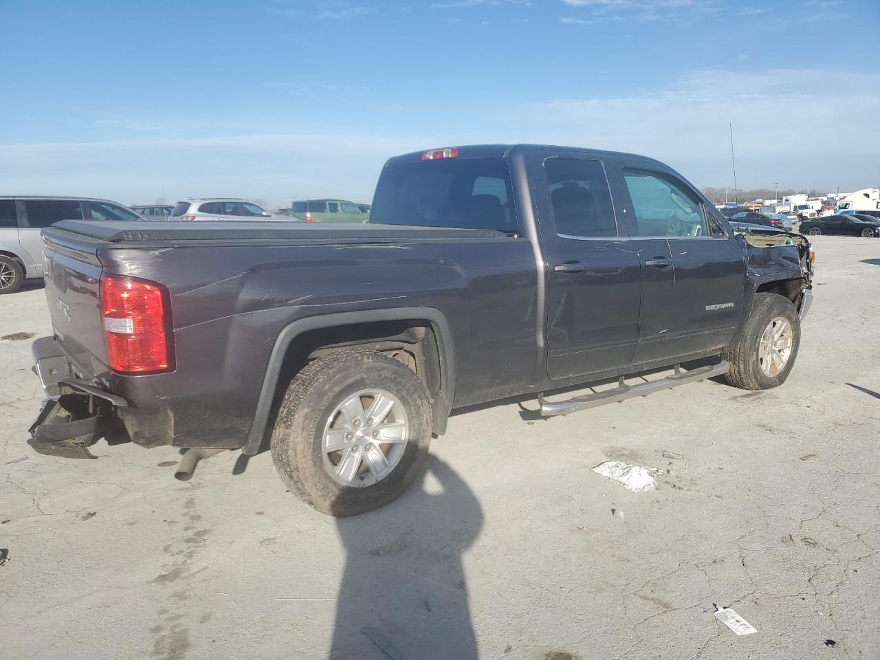 2015 GMC Sierra VIN 1GTV2UEC1FZ384496 Copart auction photo, front end damage thumbnail 3