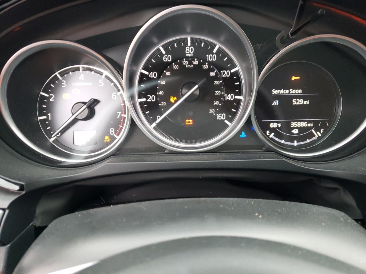 2021 Mazda CX-9 VIN JM3TCBCY2M0536723 Copart auction photo, front end damage thumbnail 9