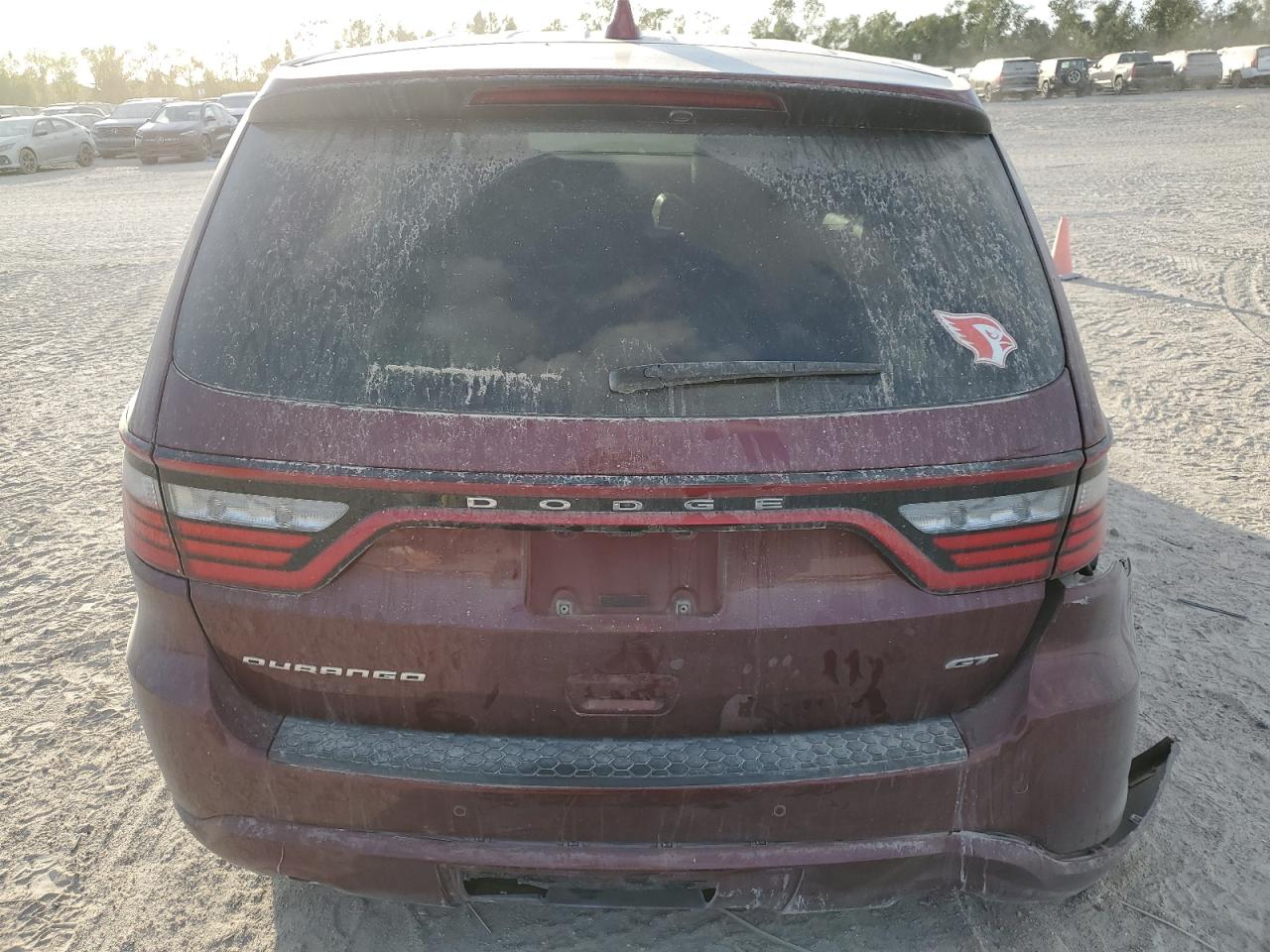 2021 Dodge Durango VIN 1C4RDHDGXMC715874 Copart auction photo, rear end / side damage thumbnail 6