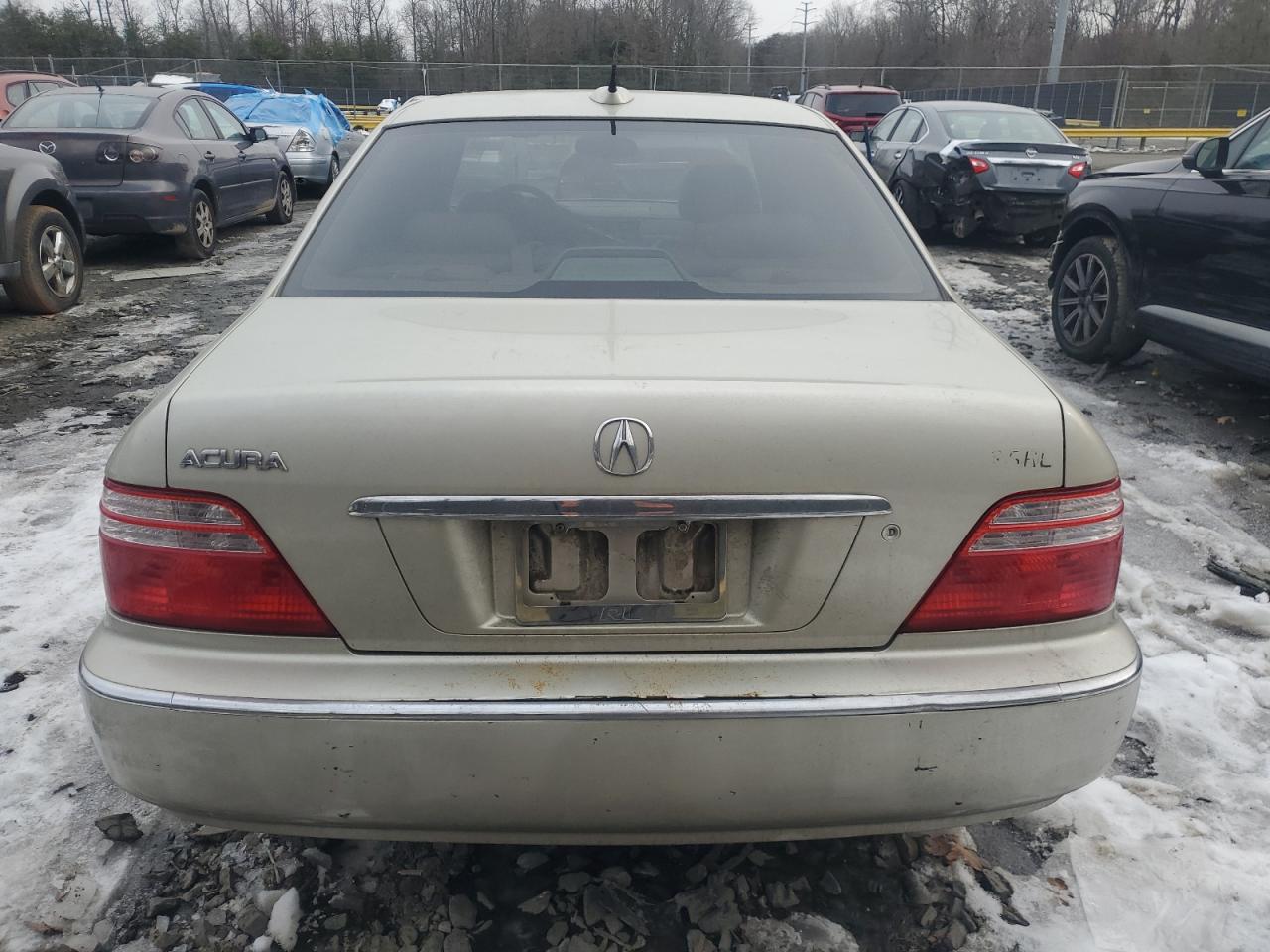 2004 Acura RL VIN JH4KA96644C000656 Copart auction photo, front end / side damage thumbnail 6