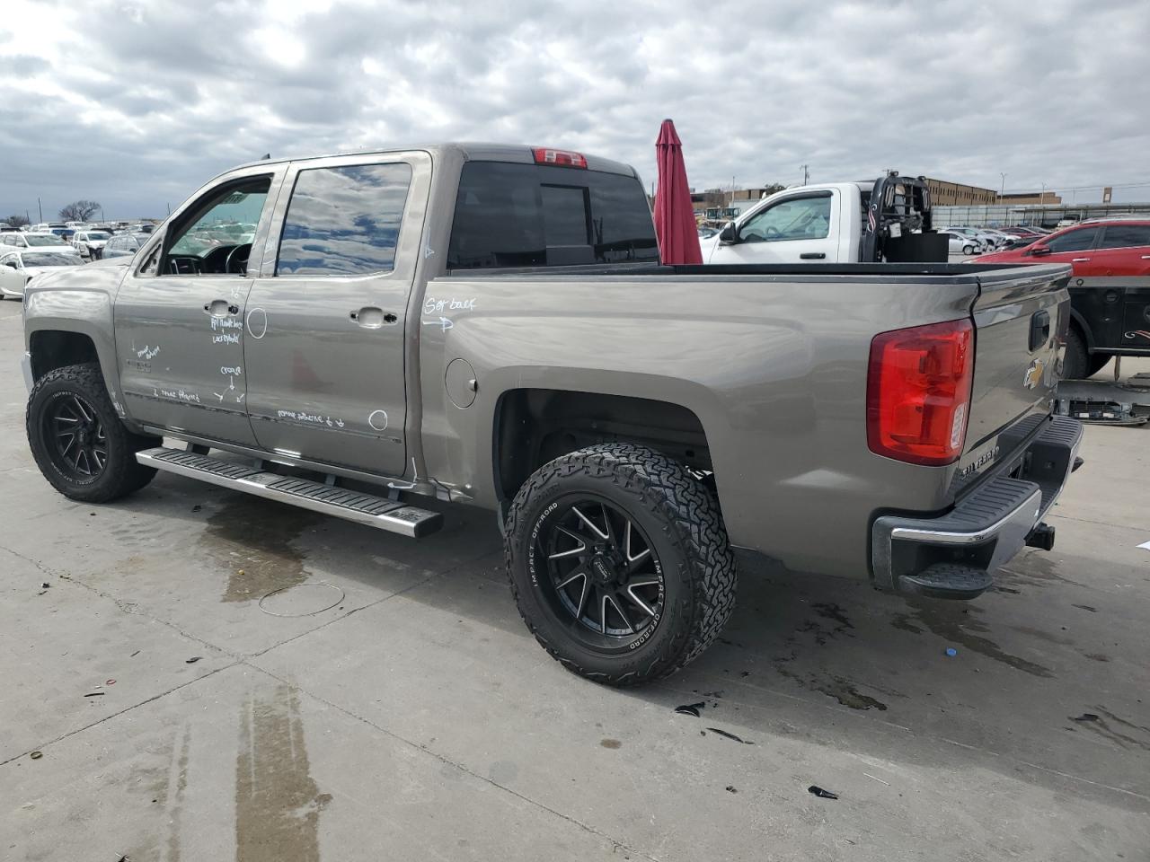 2017 Chevrolet Silverado VIN 3GCPCSEC8HG234219 Copart auction photo, vandalism / stripped damage thumbnail 2