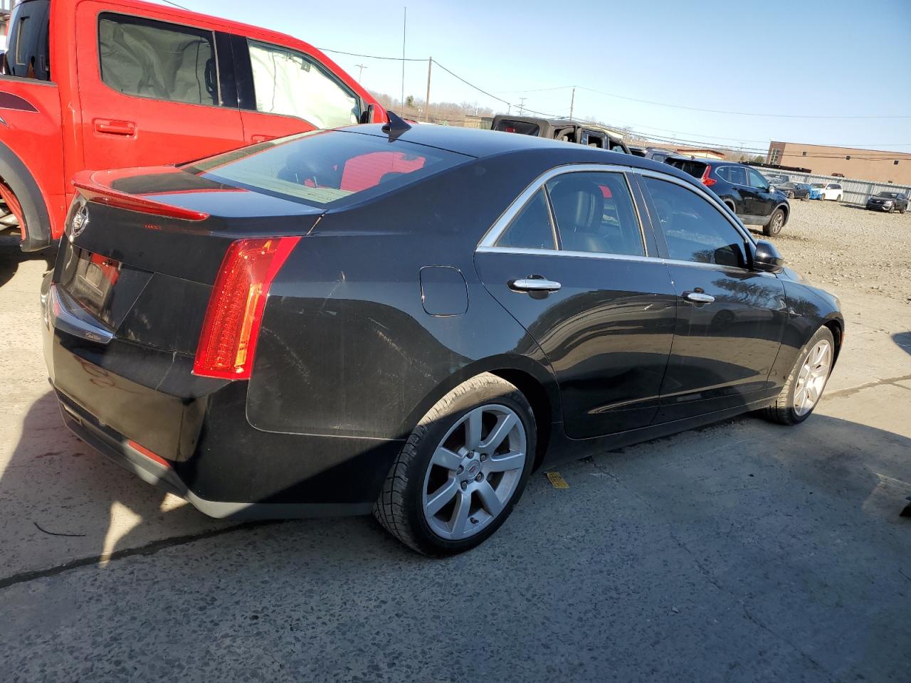 2013 Cadillac ATS VIN 1G6AA5RA3D0120670 Copart auction photo, front end damage thumbnail 3