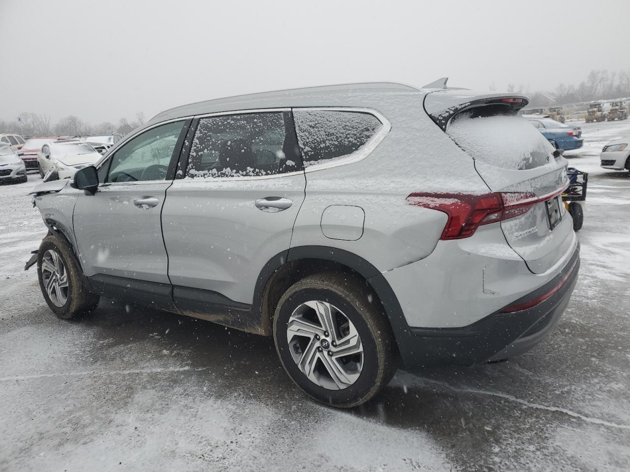 2023 Hyundai Santa Fe VIN 5NMS2DAJ7PH567902 Copart auction photo, front end / rear end damage thumbnail 2
