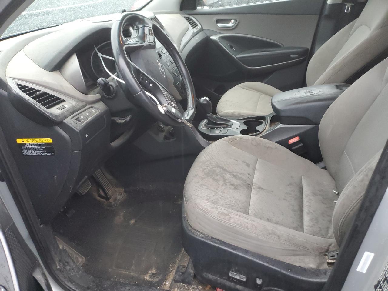 2014 Hyundai Santa Fe VIN 5XYZU3LB8EG170554 Copart auction photo, front end damage thumbnail 7