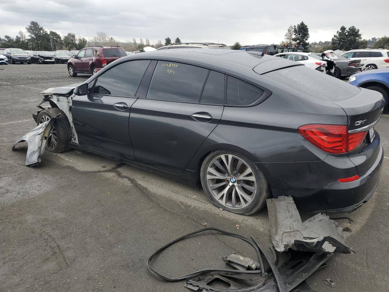 2010 BMW 5er VIN WBASN4C53AC209108 Copart auction photo, front end damage thumbnail 2
