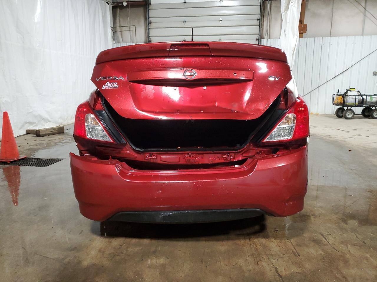2018 Nissan Versa VIN 3N1CN7AP5JK399780 Copart auction photo, rear end damage thumbnail 6
