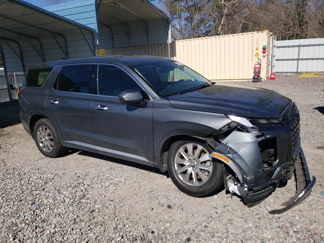 2023 Hyundai Palisade VIN KM8R14GE3PU556086 Copart auction photo, front end damage thumbnail 4