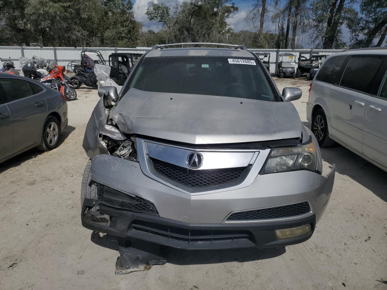 2011 Acura MDX VIN 2HNYD2H67BH515503 Copart auction photo, front end / minor dent/scratches damage thumbnail 5