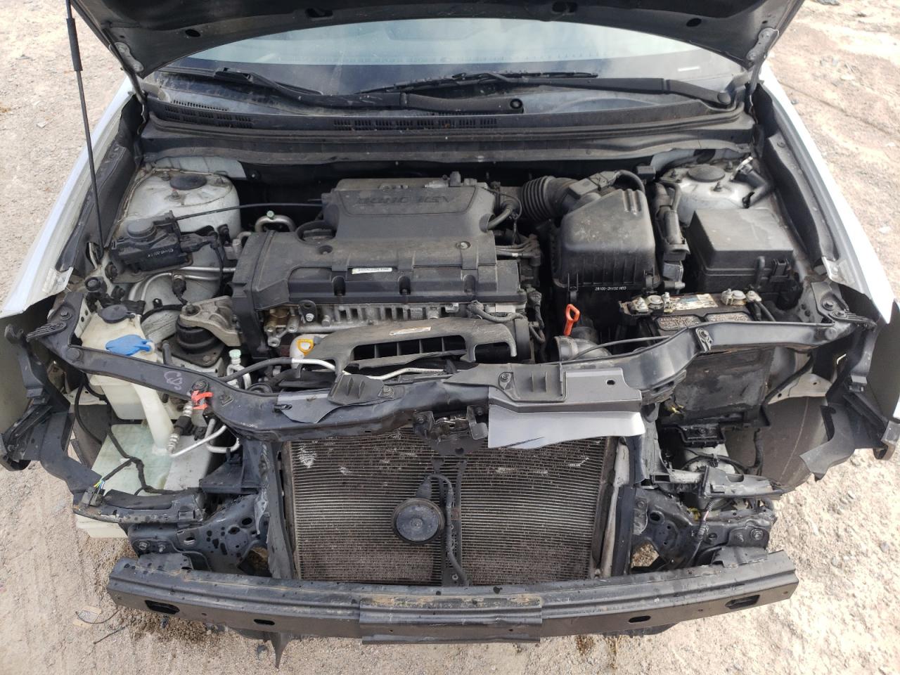 2010 Hyundai Elantra VIN KMHDU4AD1AU841443 Copart auction photo, front end damage thumbnail 12