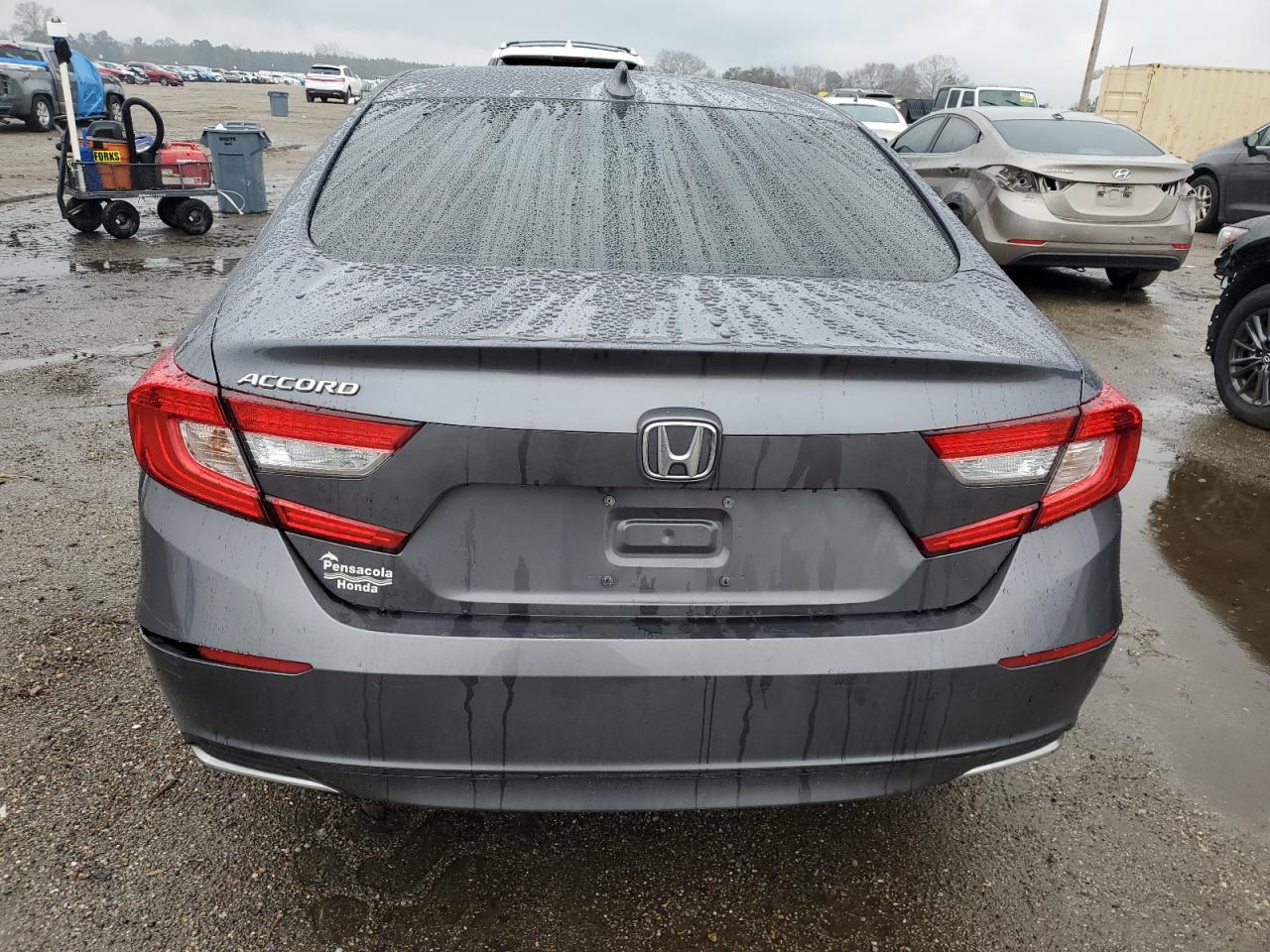 2021 Honda Accord VIN 1HGCV1F15MA018435 Copart auction photo, side damage thumbnail 6