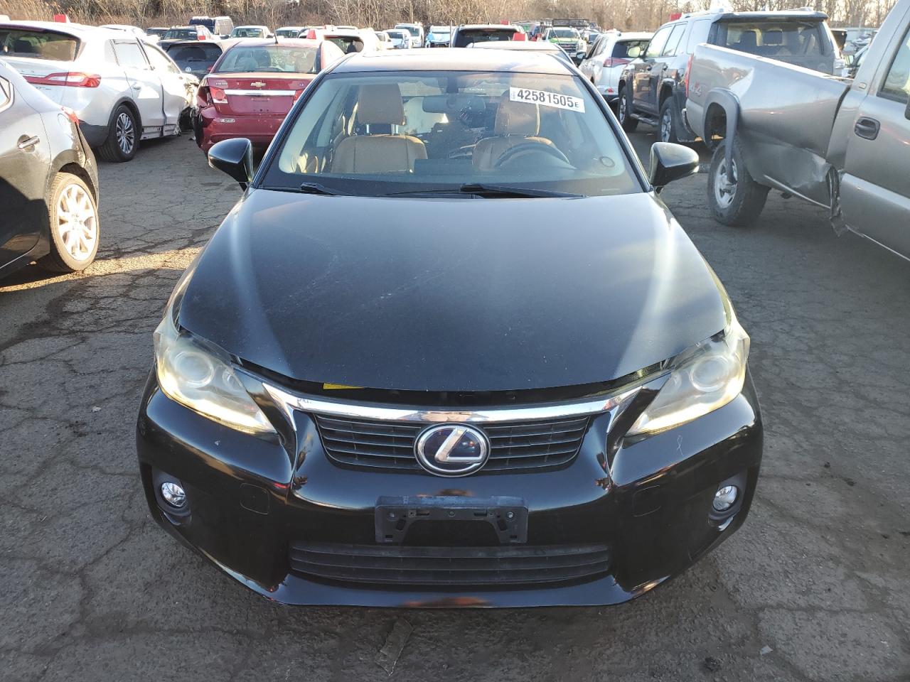 2011 Lexus CT VIN JTHKD5BH1B2002410 Copart auction photo, rear end damage thumbnail 5