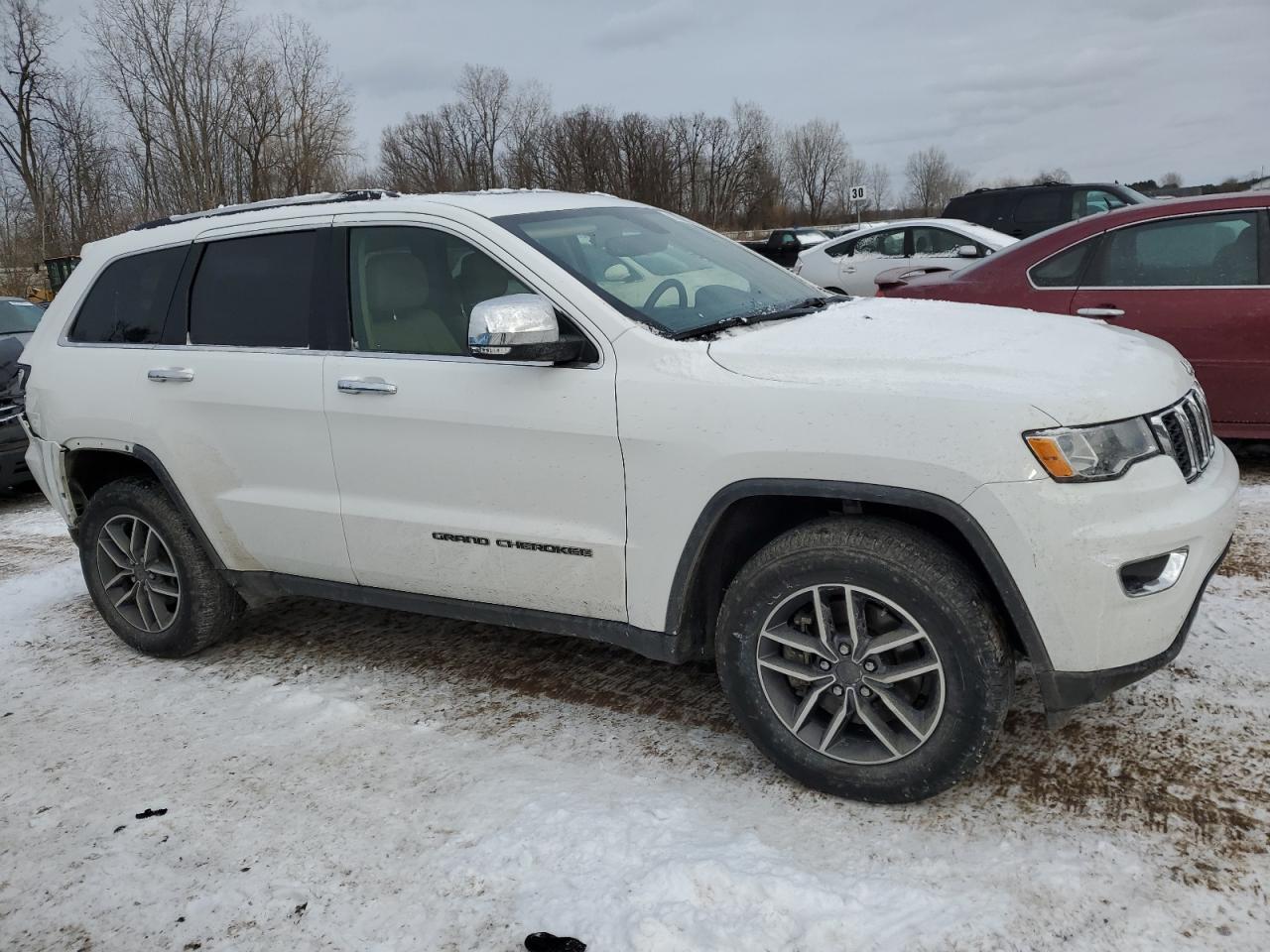 2021 Jeep Grand Cherokee VIN 1C4RJFBGXMC593534 Copart auction photo, rear end / side damage thumbnail 4