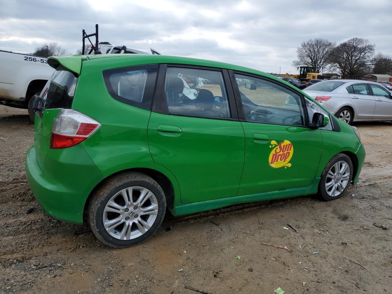 2010 Honda Fit VIN JHMGE8H41AS014693 Copart auction photo, minor dent/scratches damage thumbnail 3