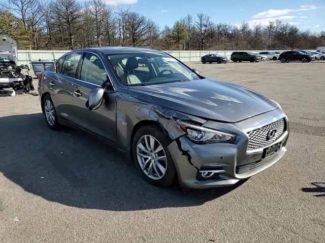 2017 Infiniti Q50 VIN JN1EV7AR3HM833389 Copart auction photo, side / front end damage thumbnail 10